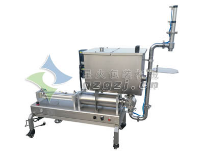 配線顆粒醬料灌裝機- 紅油豆瓣醬料灌裝機