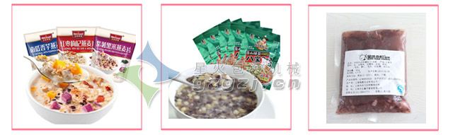 給袋式即食粥包裝機樣品